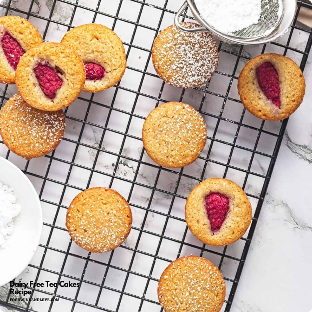 Dairy Free Tea Cakes, the ultimate Gluten-Free and Vegan Tea Cake recipe made with a almond flour and naturally sweetened with applesauce. Dairy Free Tea Cakes, the ultimate Gluten-Free and Vegan Tea Cake recipe made with a almond flour and naturally sweetened with applesauce.