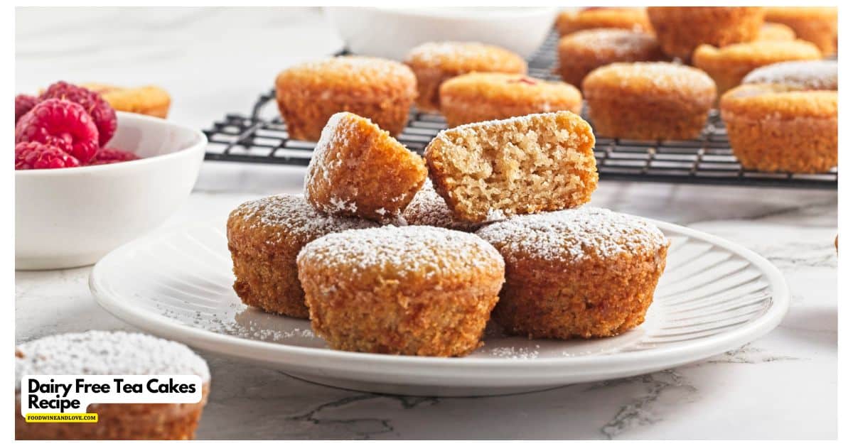 Dairy Free Tea Cakes, the ultimate Gluten-Free and Vegan Tea Cake recipe made with a almond flour and naturally sweetened with applesauce. alt= Dairy Free Tea Cakes, the ultimate Gluten-Free and Vegan Tea Cake recipe made with a almond flour and naturally sweetened with applesauce.