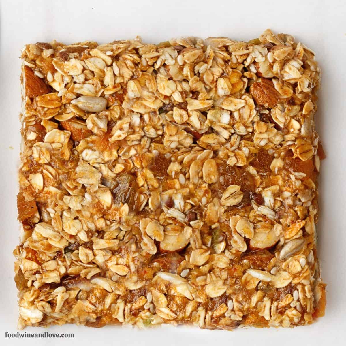 6 ingredient granola bars