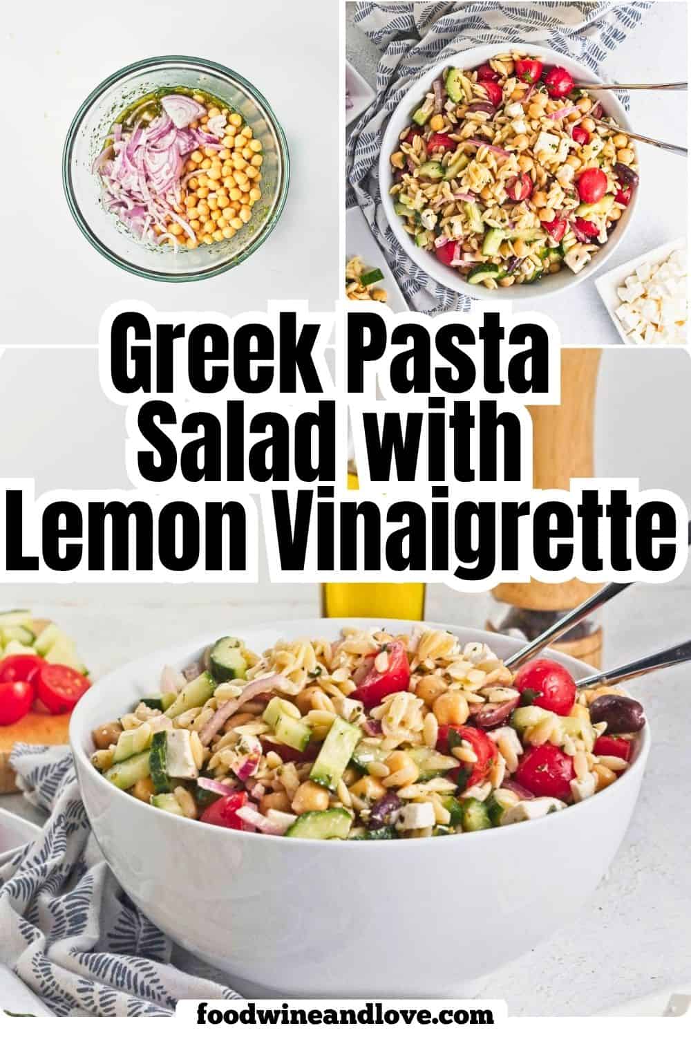Greek Pasta Salad with Lemon Vinaigrette, an easy recipe for a vibrant salad tossed in a lemon vinaigrette—perfect for a light meal. Greek Pasta Salad with Lemon Vinaigrette, an easy recipe for a vibrant salad tossed in a lemon vinaigrette—perfect for a light meal.