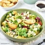 Apple Walnut Blue Cheese Salad with Honey Dijon Dressing