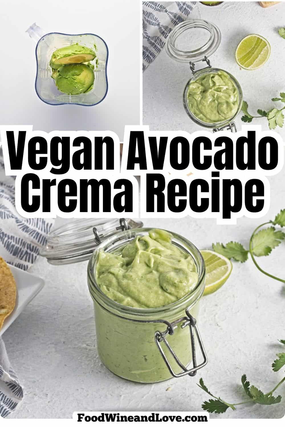 Vegan Avocado Crema Recipe, a top-rated dairy free recipe for creamy, zesty, healthy sauce made in just 5 minutes. Perfect for tacos and more Vegan Avocado Crema Recipe, a top-rated dairy free recipe for creamy, zesty, healthy sauce made in just 5 minutes. Perfect for tacos and more