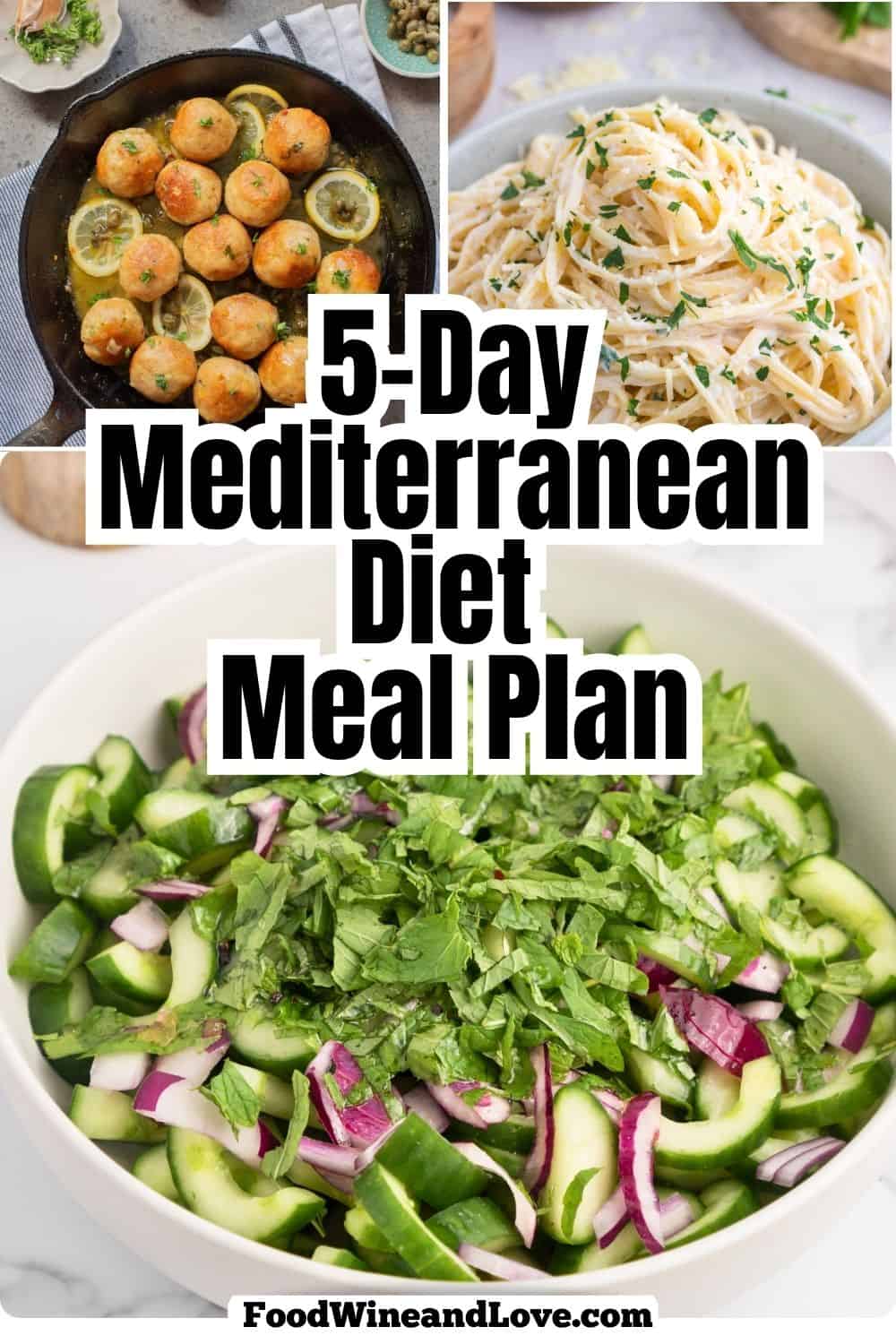 Free 5-day Mediterranean Diet meal plan PDF with simple ideas, a printable grocery list, and beginner-friendly recipes for busy weekdays. Grab this free 5-day Mediterranean meal plan with simple breakfasts, easy lunches, healthy dinners, and a printable grocery list! This beginner-friendly Mediterranean diet meal plan is perfect for busy weekdays, meal prep, and easy healthy eating.
