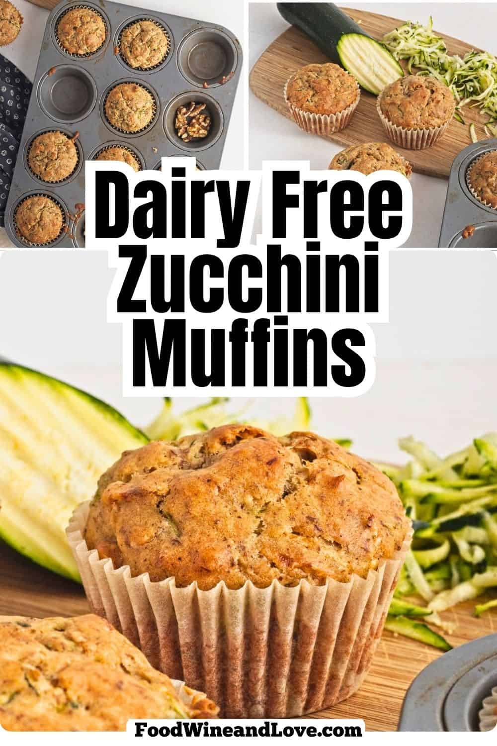 Dairy Free Zucchini Muffins, soft, fluffy, and naturally sweetened with maple syrup. A simple vegan-friendly breakfast or snack. Dairy Free Zucchini Muffins, soft, fluffy, and naturally sweetened with maple syrup. A simple vegan-friendly breakfast or snack.