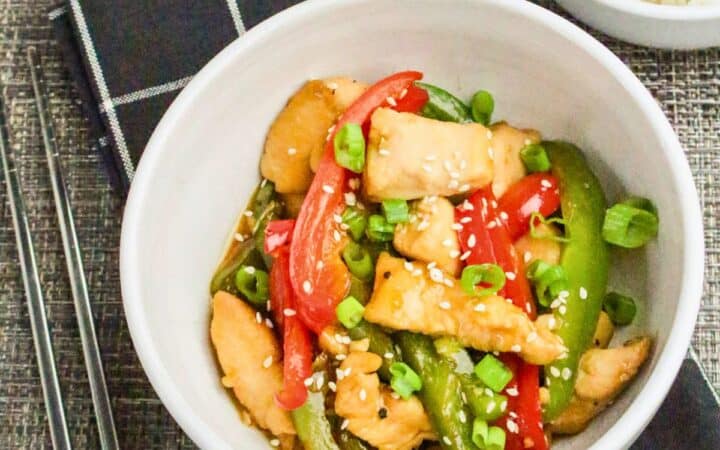 Easy Honey Peppered Chicken Stir Fry