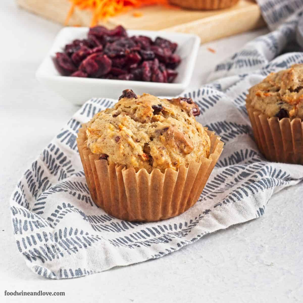 These Vegan Carrot Cake Oatmeal Muffins sweetened with maple syrup are packed with healthy carrots, hearty oats, and warm spices. These Vegan Carrot Cake Oatmeal Muffins sweetened with maple syrup are packed with healthy carrots, hearty oats, and warm spices.