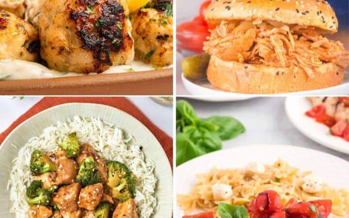 Plan your week with these 5 easy weeknight chicken dinner recipes paired with simple side dishes. Delicious, family-friendly meals that make Monday through Friday dinners stress-free.