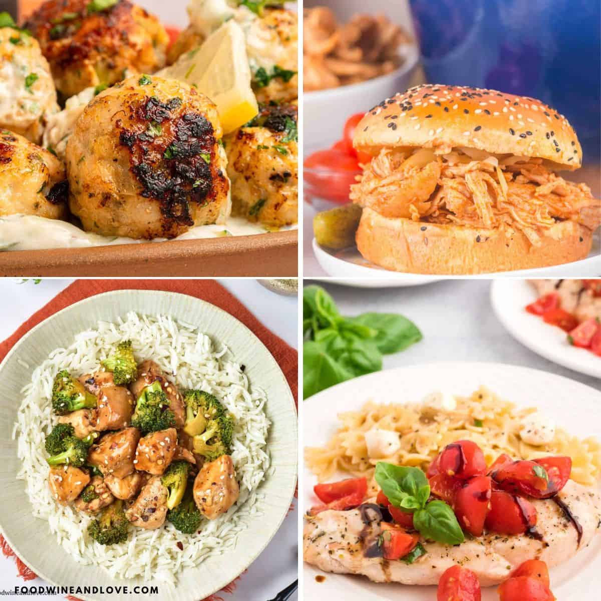 Plan your week with these 5 easy weeknight chicken dinner recipes paired with simple side dishes. Delicious, family-friendly meals that make Monday through Friday dinners stress-free. 5 easy weeknight chicken dinner recipes paired with simple side dishes.