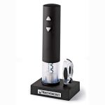 Wine Enthusiast Electric Blue Push-Button Corkscrew Wine Enthusiast Electric Blue Push-Button Corkscrew
